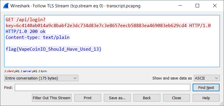 Wireshark TLS Stream